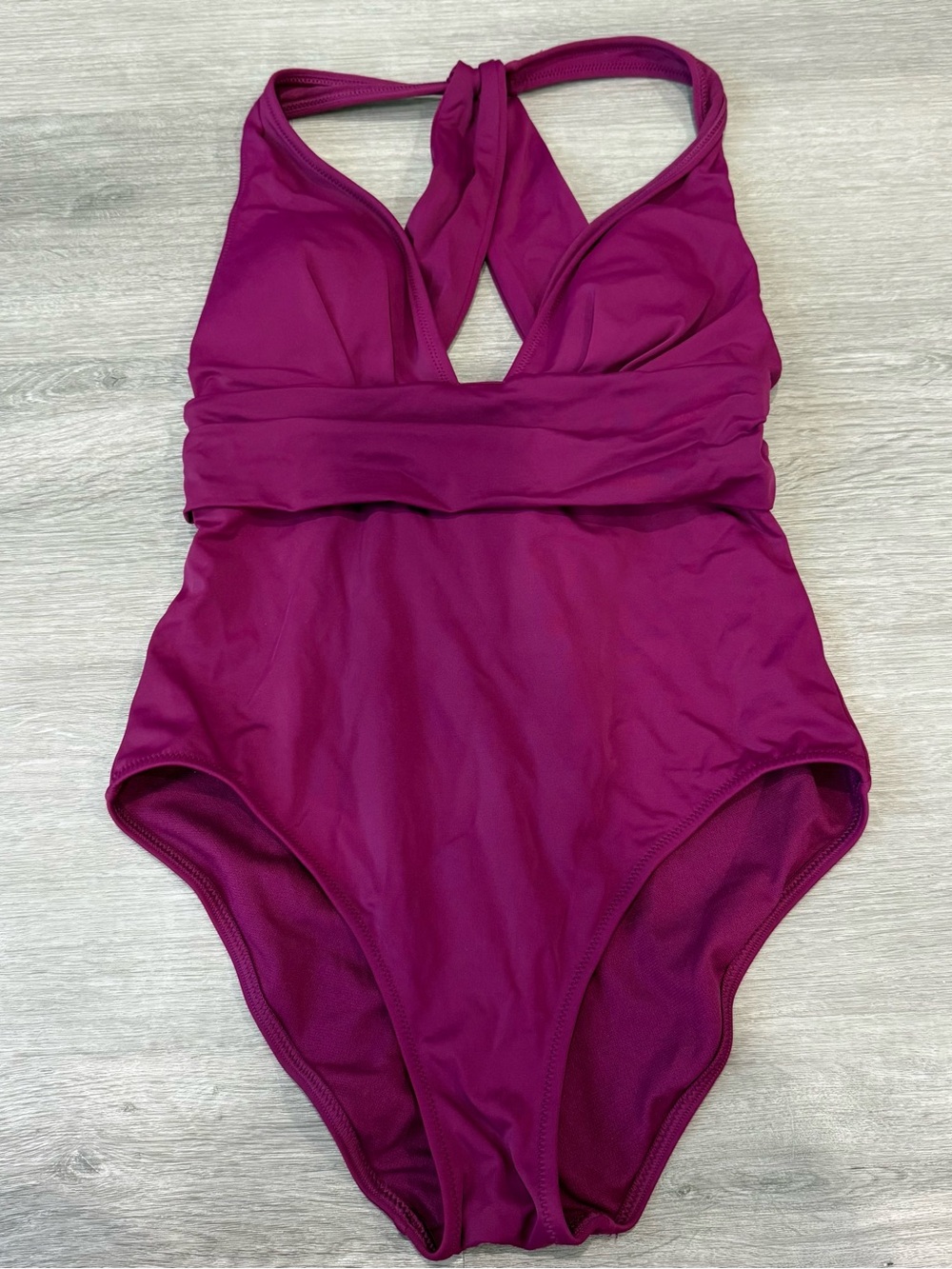 Adore Me Deep Berry One-Piece